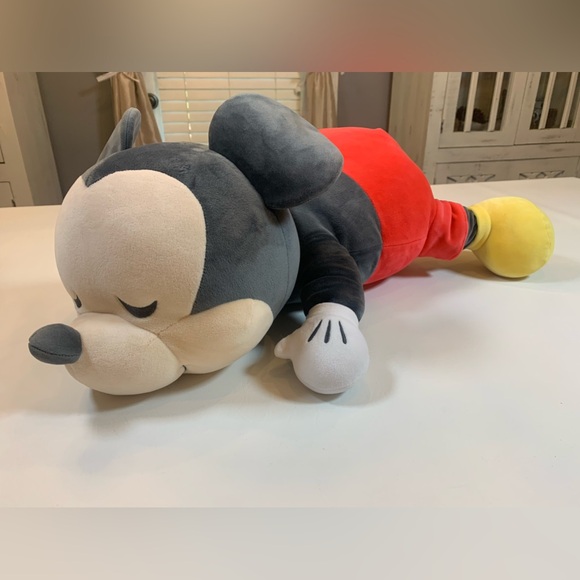 Disney Other - Disney shanghai Mickey Mouse Sleeping Plush, large, small stains on face